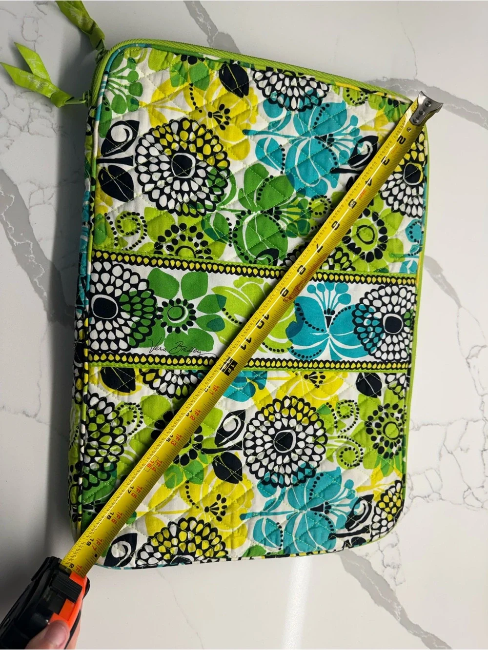 Vera Bradley Lime’s Up 20” laptop sleeve